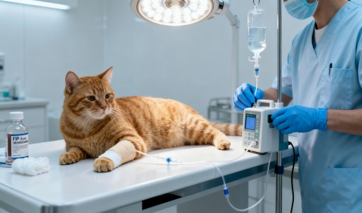 How often are blood tests performed during FIP treatment?
